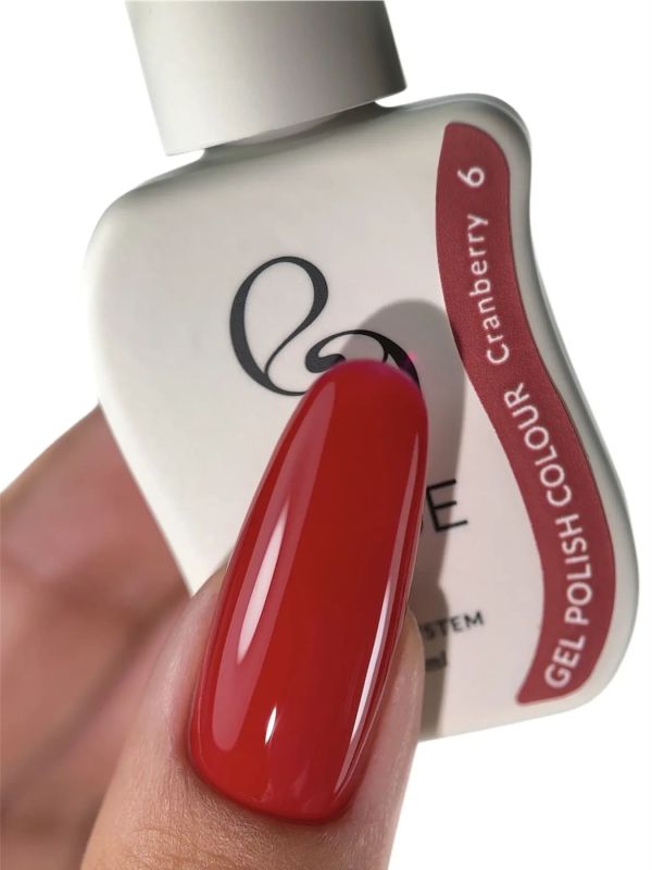 Гель-лак Else Colour 06 Cranberry червоний, 12 мл