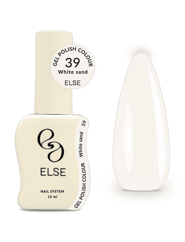Гель-лак Else Colour 39 White Sand білий пісок, 12 мл