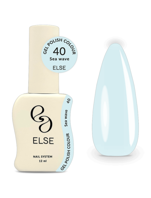 Гель-лак Else Colour 40 Sea Wave небесний, 12 мл