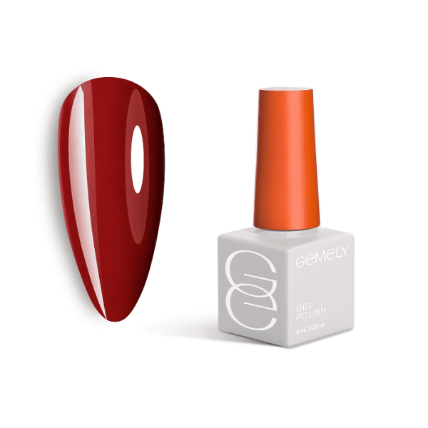 Гель-лак Gemely Max Color 44 Pomegranate Гранат, 6 мл