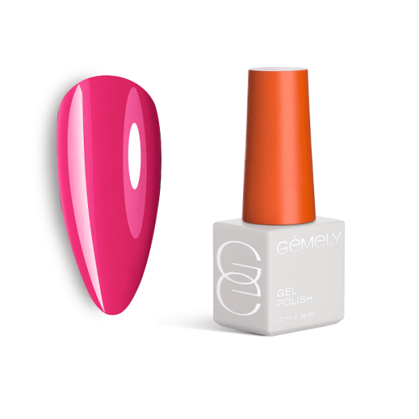 Гель-лак Gemely Max Color 45 Fuchsia Фуксия, 10 мл