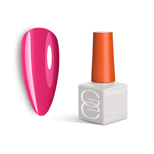 Гель-лак Gemely Max Color 45 Fuchsia Фуксия, 6 мл
