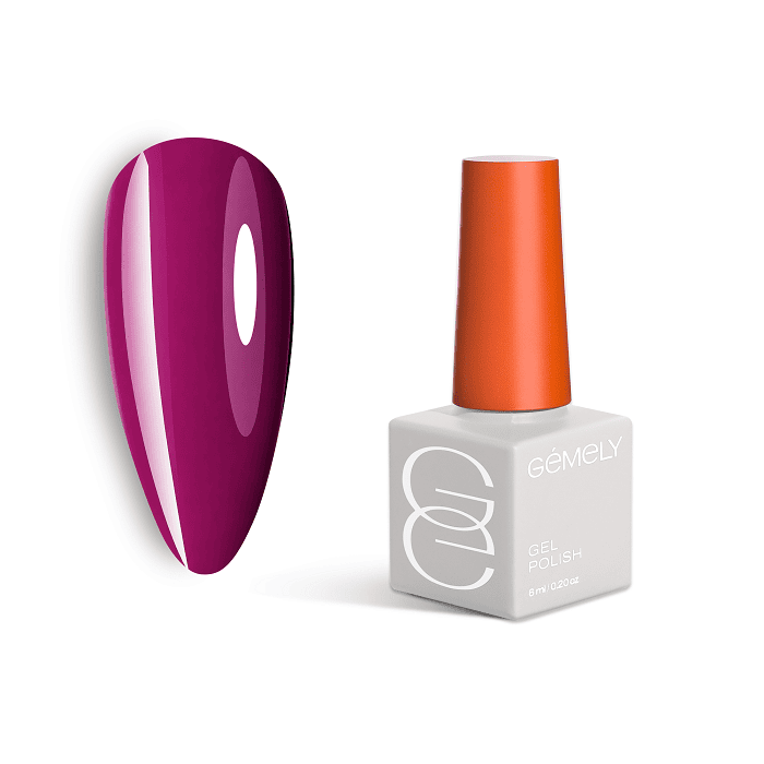 Гель-лак Gemely Max Color 46 Plum Слива, 6 мл