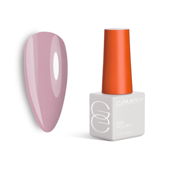 Гель-лак Gemely Max Color 47 Pink Matcha,  ніжний молочно-рожевий  10мл