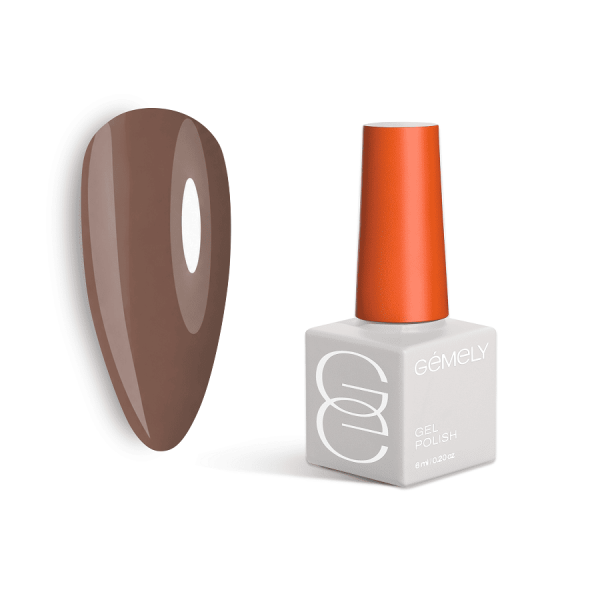 Гель-лак Gemely Max Color 51 Cold Cocoa, холодний какао 6мл