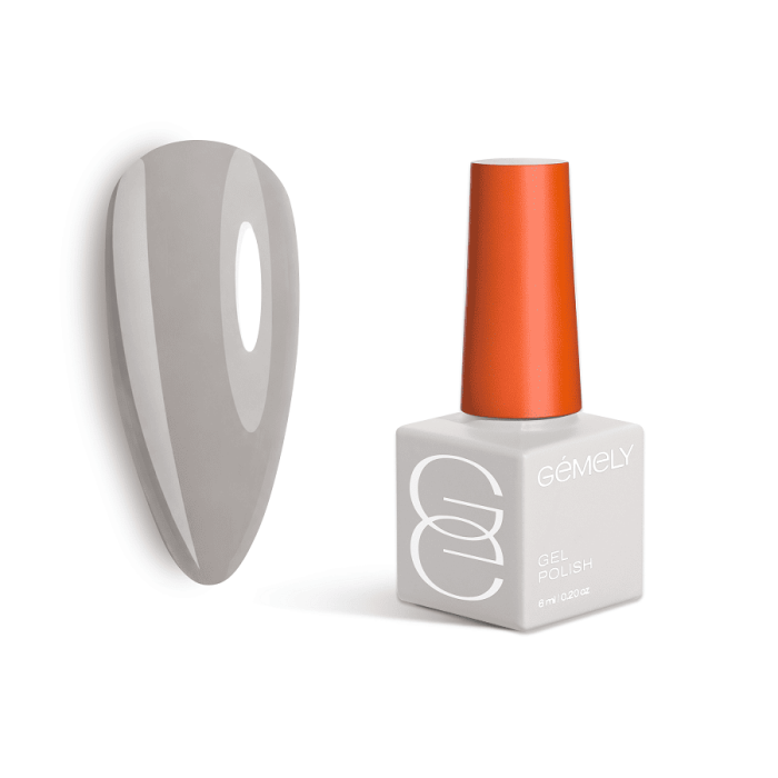 Гель-лак Gemely Max Color 55 Mist Gray туманно-сірий, 6мл