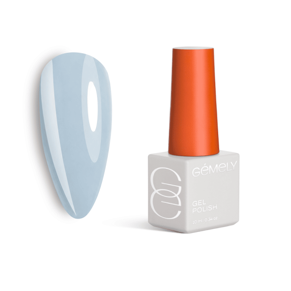 Гель-лак Gemely Max Color 57 Sky Blue небесно-блакитний, 10мл