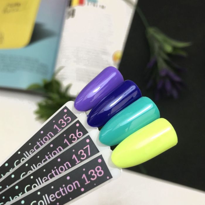 Гель-лак Kira Nails №138 (желтый, эмаль), 6 мл