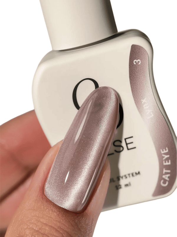 Гель лак котяче око Else Cat Eye Silk Instinct 03 Lynx світлий лілово сірий, 12 мл