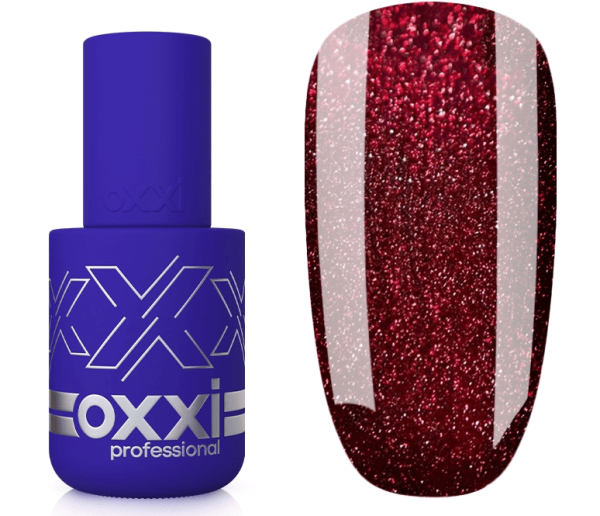 Гель-лак Oxxi Professional Crystal Cat  08  червоний, 10мл