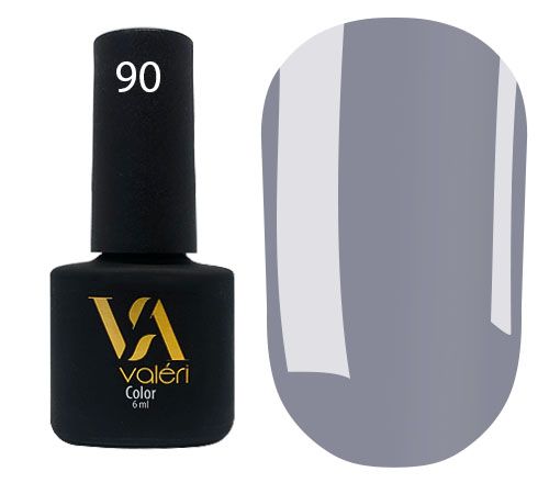 Гель-лак Valeri №090 (бузковий, емаль), 6 мл