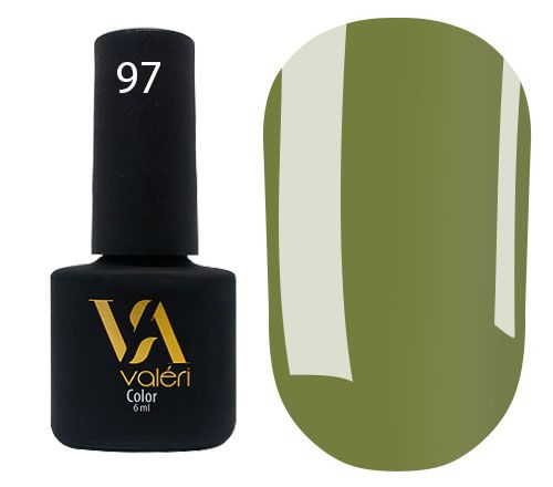Гель-лак Valeri №097 (трав'янистий, емаль), 6 мл