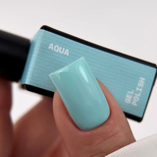 Гель-лак Biblioteka 77 Aqua  прохладная тиффани 10мл