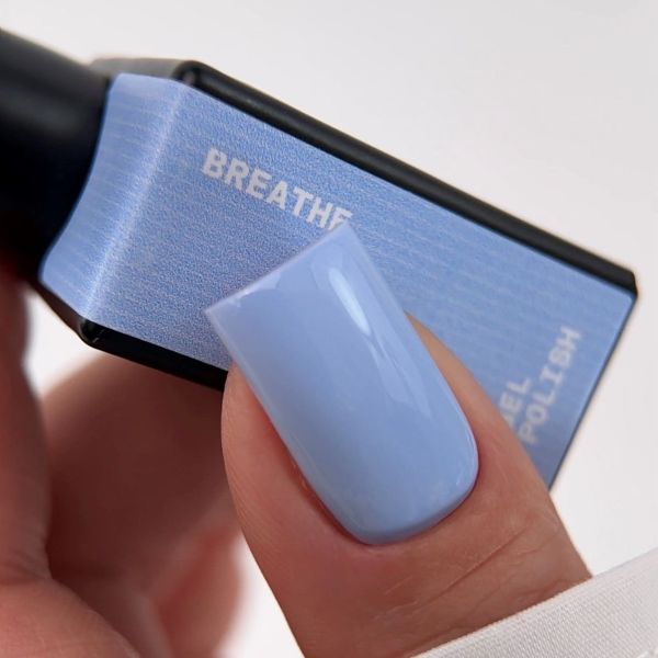 Гель-лак Biblioteka 72 Breathe серо-голубой 10мл