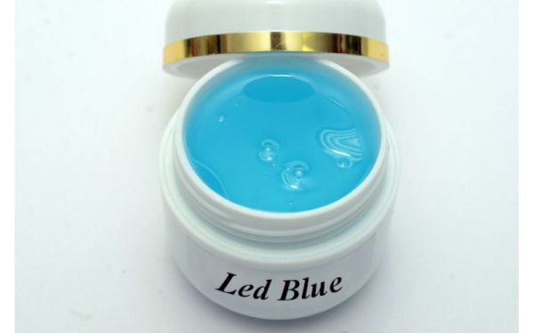 Led гель  Blue прозрачно-голубой 