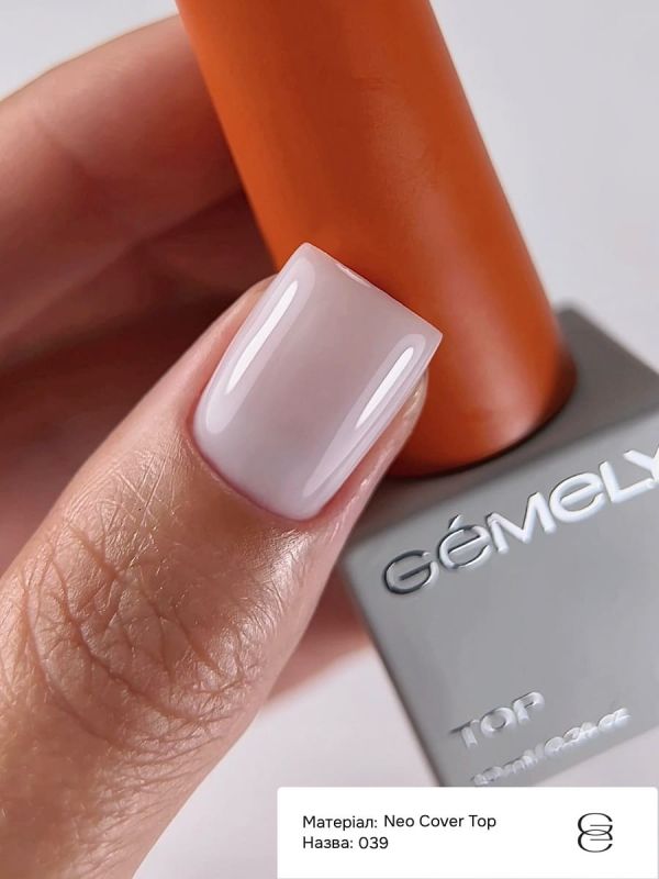 Топ камуфлюючий GÉMELY Neo Cover Top 039 молочний із легким рожевим підтоном, 10 мл