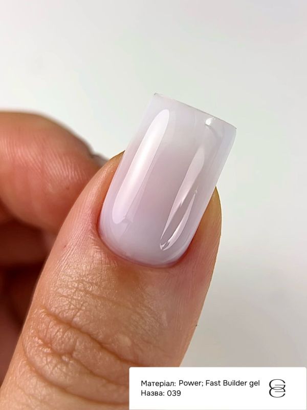 Гель GEMELY Power builder gel 39 молочно-рожевий, 15 мл