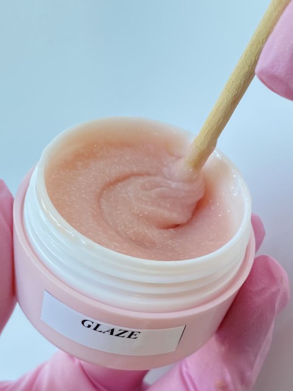 Гель для наращивания с поталью Glaze