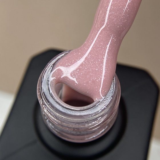 База камуфлююча з нейлоновими волокнами Nika Zemlyanikina Fiber Base 15 мл Glint