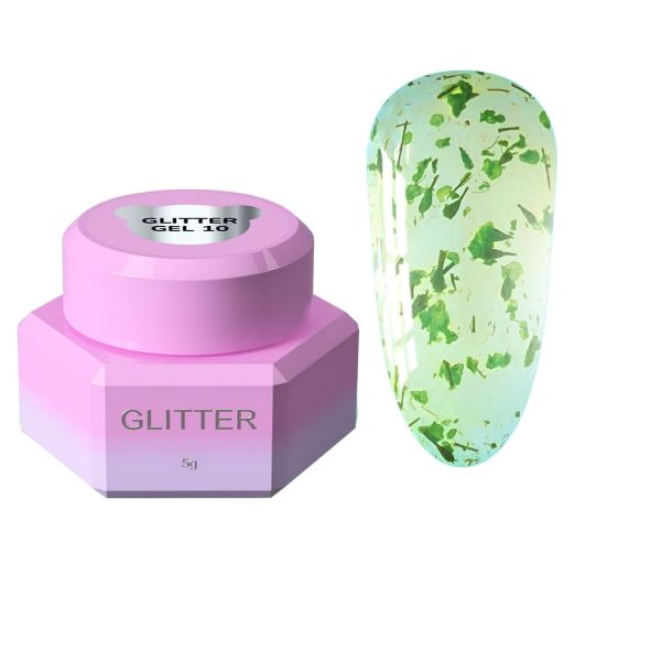 Блискітки для нігтів Glitter Gel You Are Cute 10, 5мл