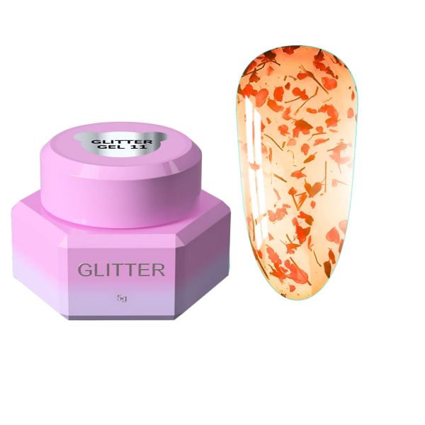 Блискітки для нігтів Glitter Gel You Are Cute 11, 5мл