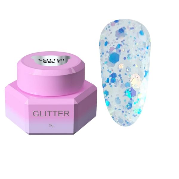 Блискітки для нігтів Glitter Gel You Are Cute 04, 5мл