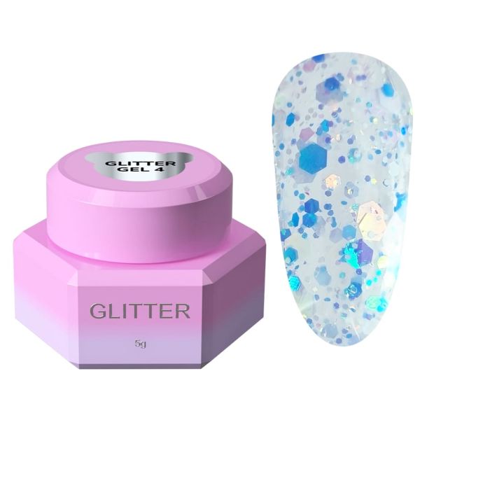 Блискітки для нігтів Glitter Gel You Are Cute 04, 5мл