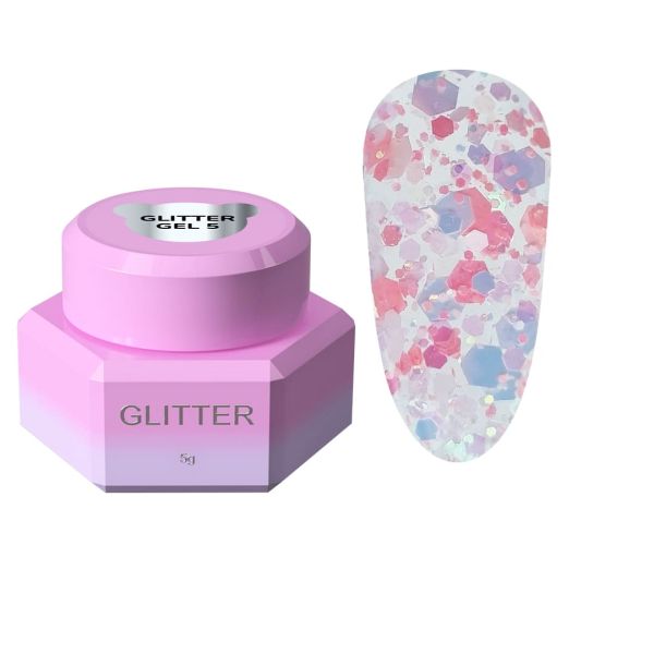 Блискітки для нігтів Glitter Gel You Are Cute 05, 5мл