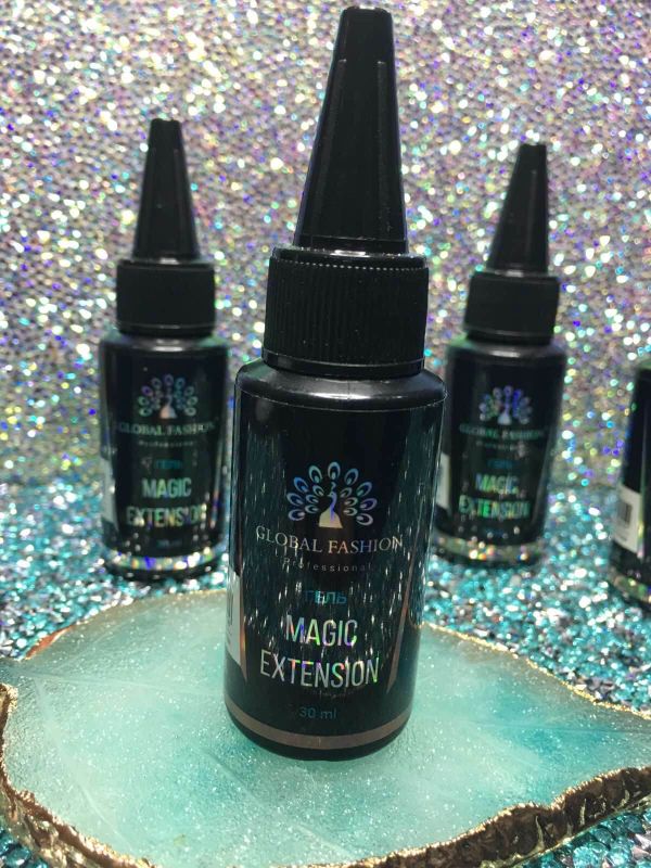 Рідкий твердий гель для нарощування Global Magic Extention 30мл