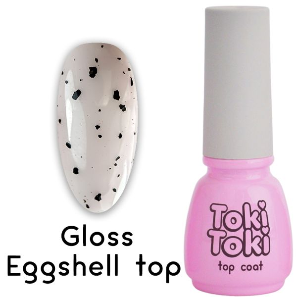 Топ без липкого слоя  Toki-Toki Gloss Eggshel Top 5мл