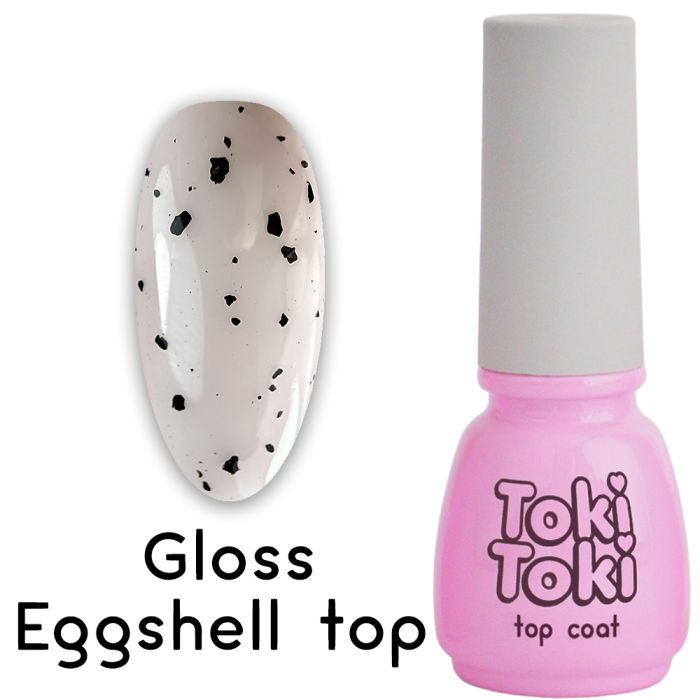 Топ без липкого шару Toki-Toki Gloss Eggshel Top 5мл