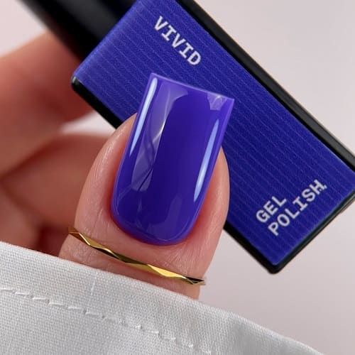 Гель-лак Biblioteka 65 Vivid  фіолет із неоновою виразністю, 10мл