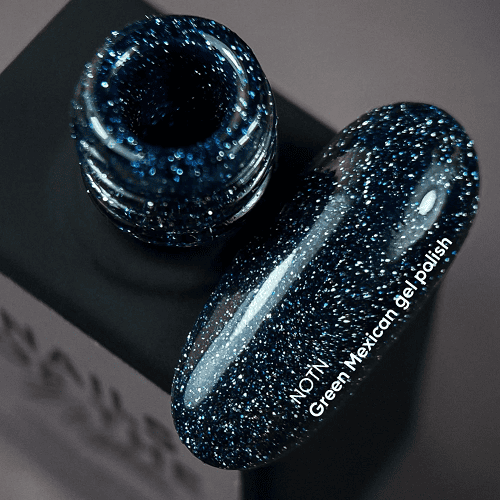 Гель-лак Nailsoftheday Green Mexican  темно–зелений світловідбиваючий 10мл