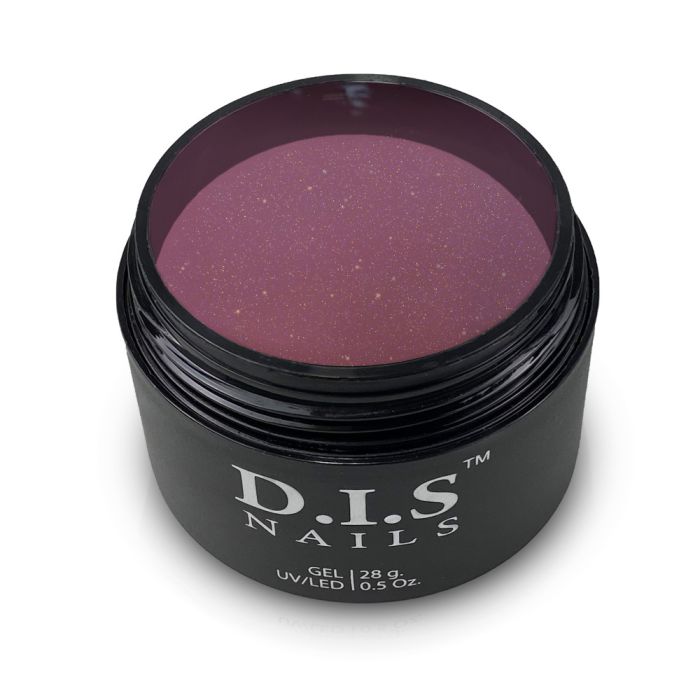 Камуфлюючий гель із шиммером D.I.S Nails HARD Sangria Shimmer 28г