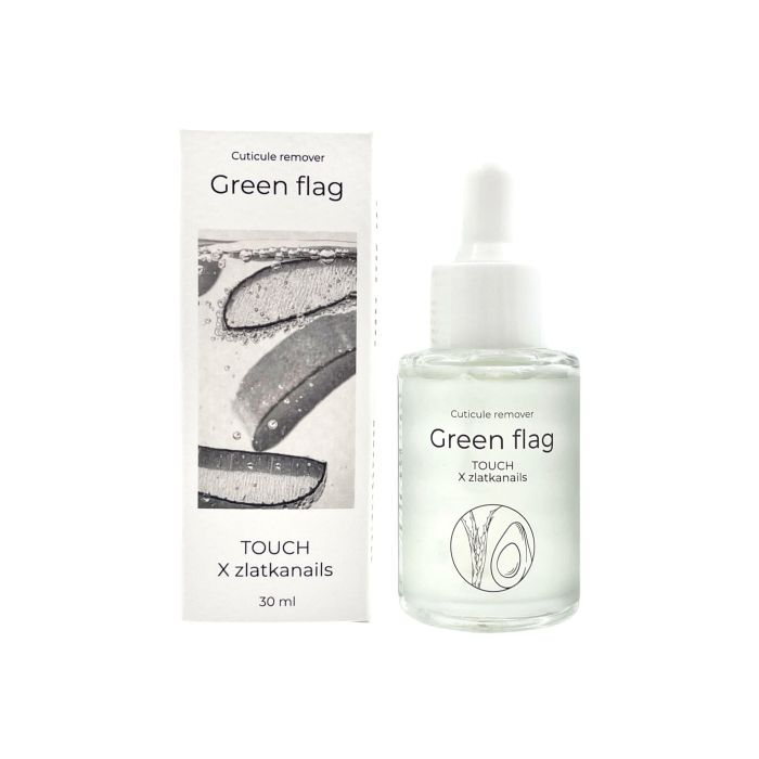 Touch ремувер для кутикули Cuticle Remover  Green Flag x zlatkanail, 30мл