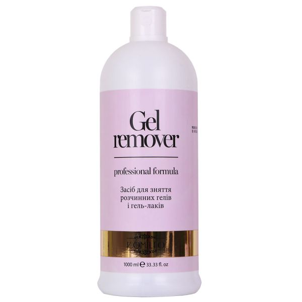 Komilfo Gel Remover — средство для снятия soak off гелей и гель-лаков, 1000 мл