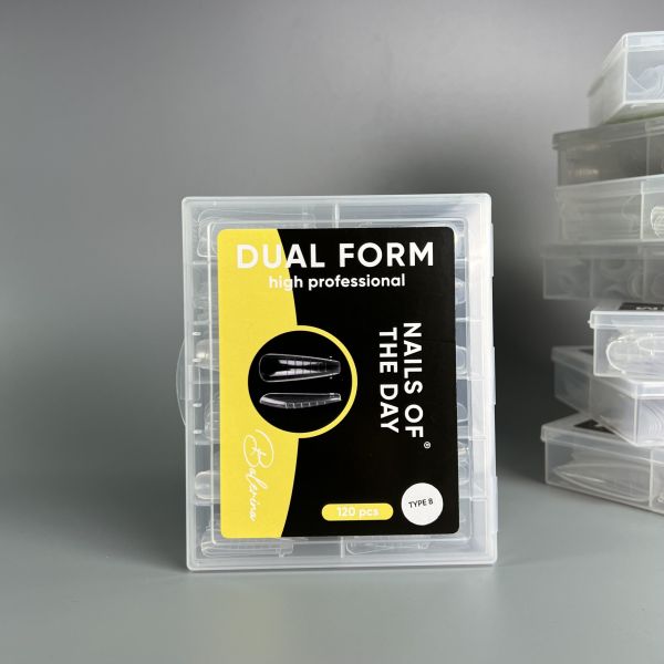 Верхние формы для ногтей NAILSOFTHEDAY Dual Form Balerina (Type 8) баллерина  120шт