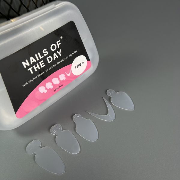 Cиліконові трафарети для верхніх форм NAILSOFTHEDAY French tips guide (Type 9)  60шт