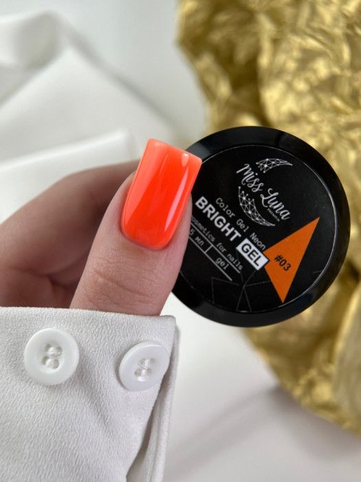 Гель для нарощування Miss Luna Bright gel 03, 15мл