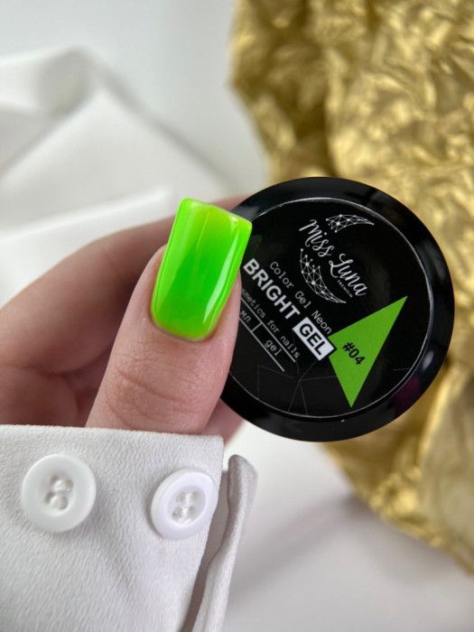 Гель для наращивания Miss Luna Bright gel 04, 15мл