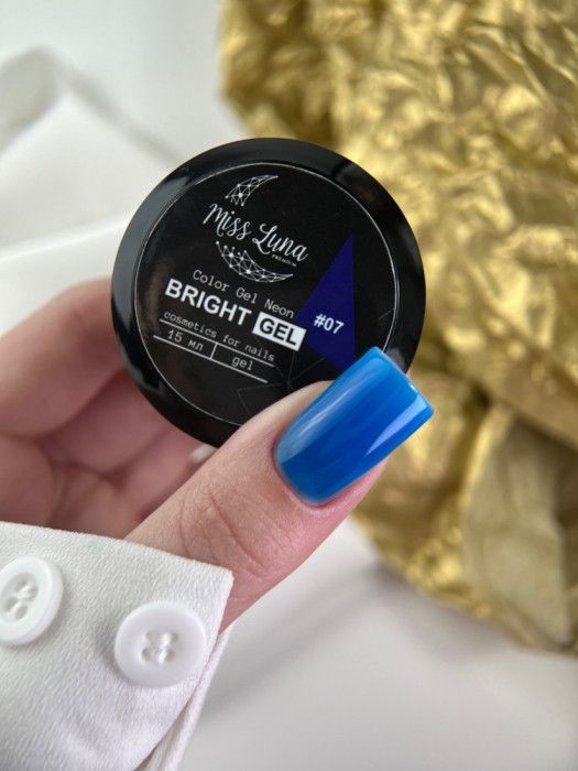 Гель для нарощування Miss Luna Bright gel 07, 15мл