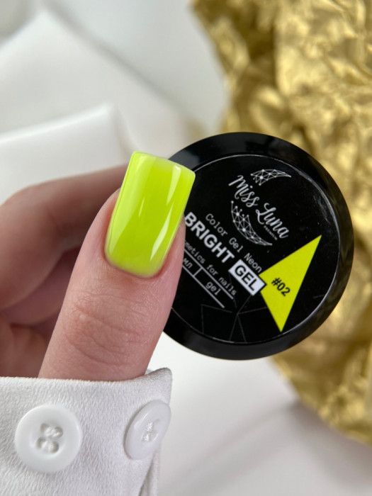 Гель для наращивания Miss Luna Bright gel 02, 15мл