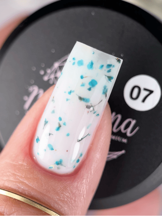 Гель Miss Luna з сухоцвітами Milk Flower Gel 07