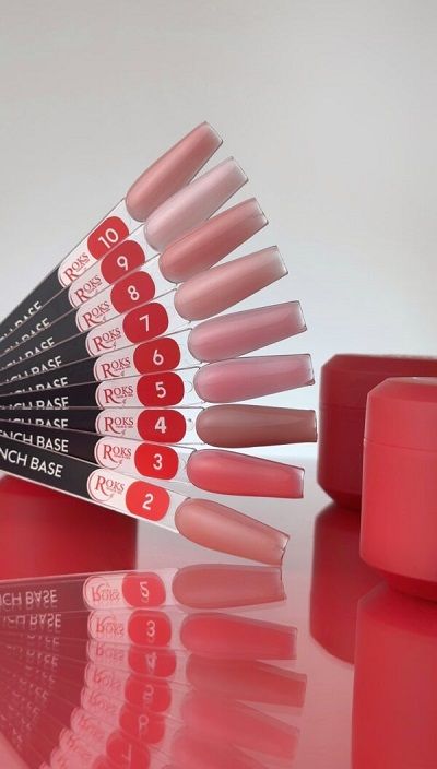Камуфлююча каучукова база Roks French Rubber Base 8мл 04