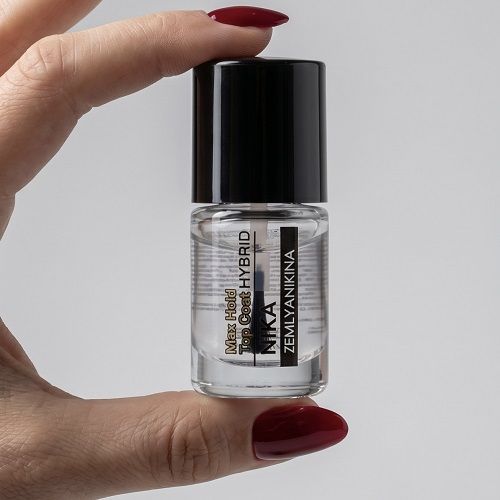 Топ гібрид для лаку Max Hold Top Coat Hybrid Nika Zemlianikina, 10мл