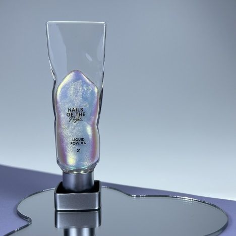 Жидкая втирка ТNailsOfTheDay Liquid powder 01  зелено-фиолетовая 5г