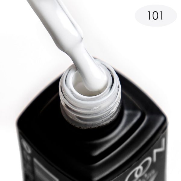 Гель-лак MOON FULL color Gel polish №101 (білий, емаль), 8 мл