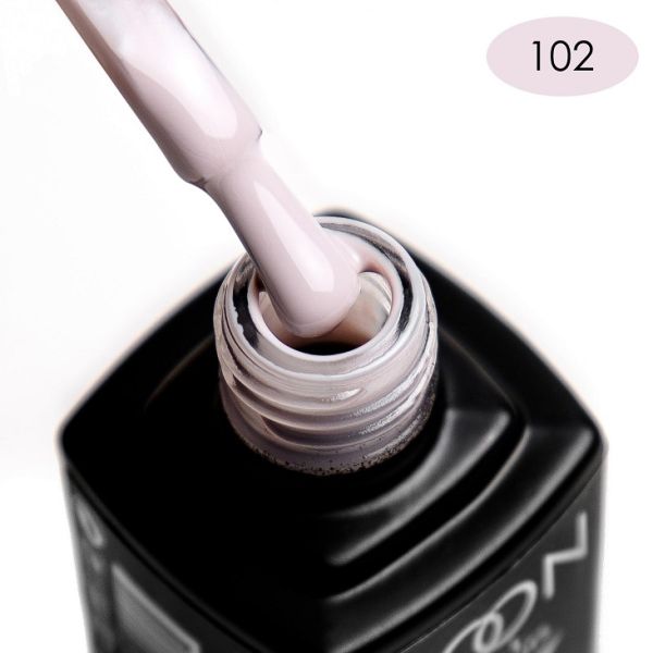 Гель-лак MOON FULL color Gel polish №102 (блідий бежево-рожевий, емаль),8 мл
