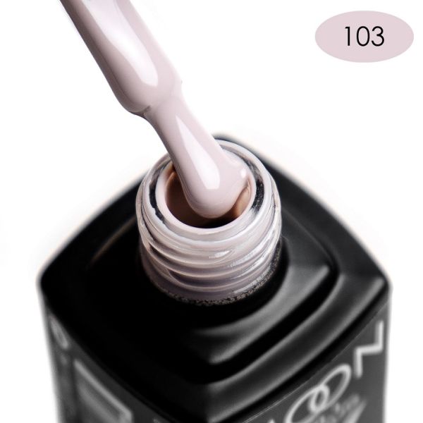 Гель-лак MOON FULL color Gel polish №103 (темно-бежевий, емаль), 8 мл