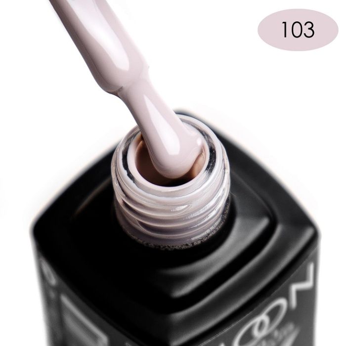 Гель-лак MOON FULL color Gel polish №103 (темно-бежевий, емаль), 8 мл